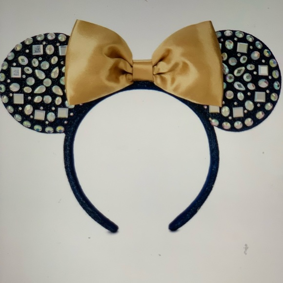 Accessories - - Disney Parks Ears Walt Disney World‎ 50th Anniversary Jeweled